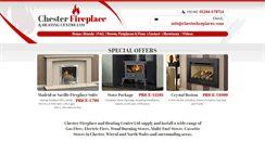 Desktop Screenshot of chesterfireplaces.com